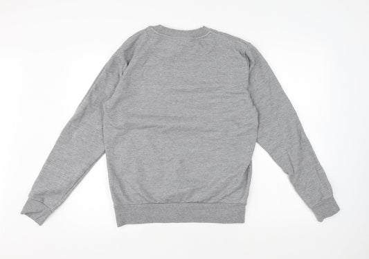 Primark Mens Grey Cotton Pullover Sweatshirt Size XS