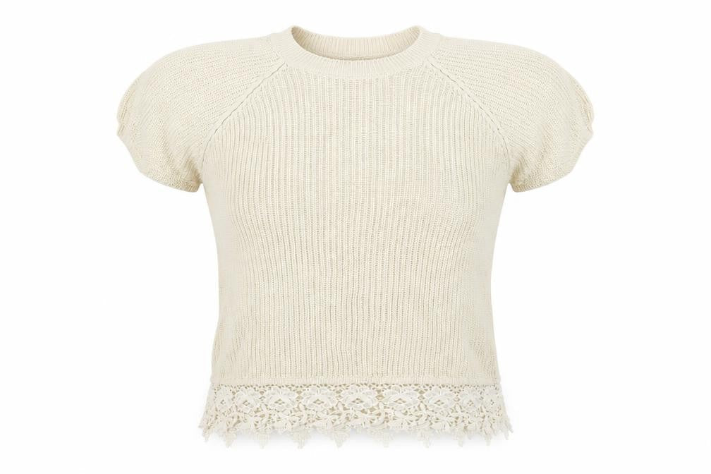 Womens UK Size 12 F&F White Pullover Jumper