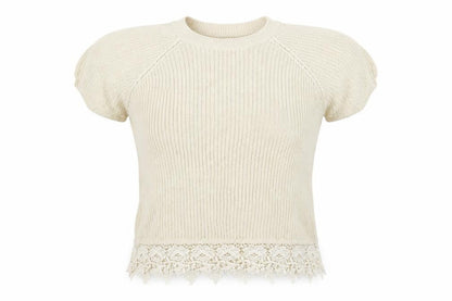 Womens UK Size 12 F&F White Pullover Jumper