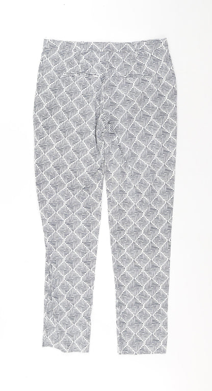 Womens UK Size 30 in Preworn Regular Fit Chino White Trousers