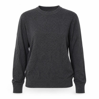 Gap Womens Grey Round Neck Acrylic Pullover Jumper Size S
