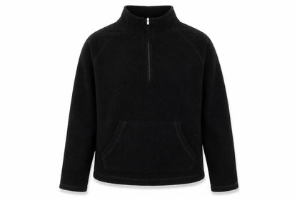 Dunnes Womens Black Polyester Pullover Sweatshirt Size 8 Zip