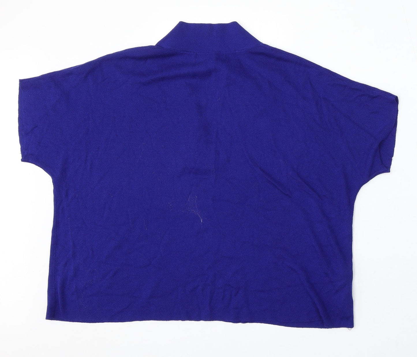 Womens UK Size M Mango Blue Pullover Jumper