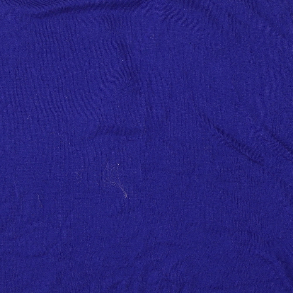Womens UK Size M Mango Blue Pullover Jumper