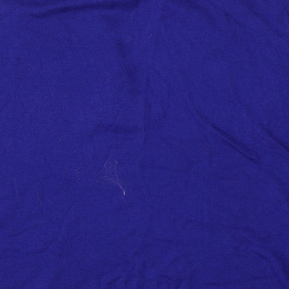 Womens UK Size M Mango Blue Pullover Jumper