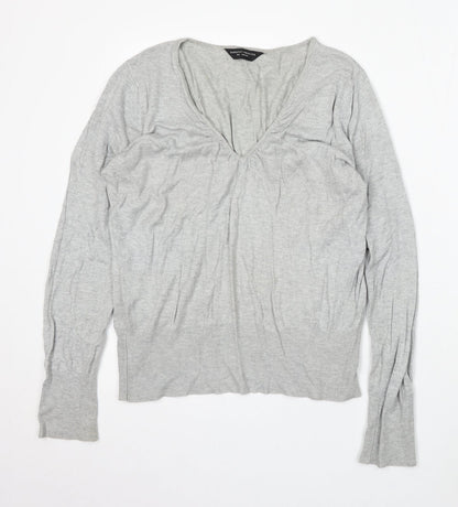 Womens UK Size 16 Dorothy Perkins Grey Pullover Jumper
