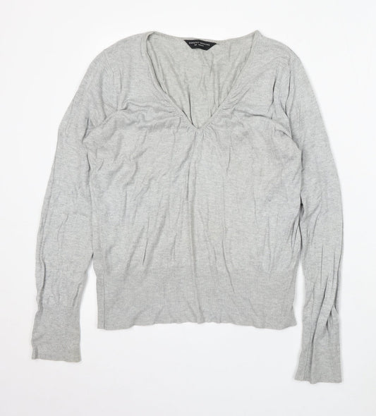 Womens UK Size 16 Dorothy Perkins Grey Pullover Jumper