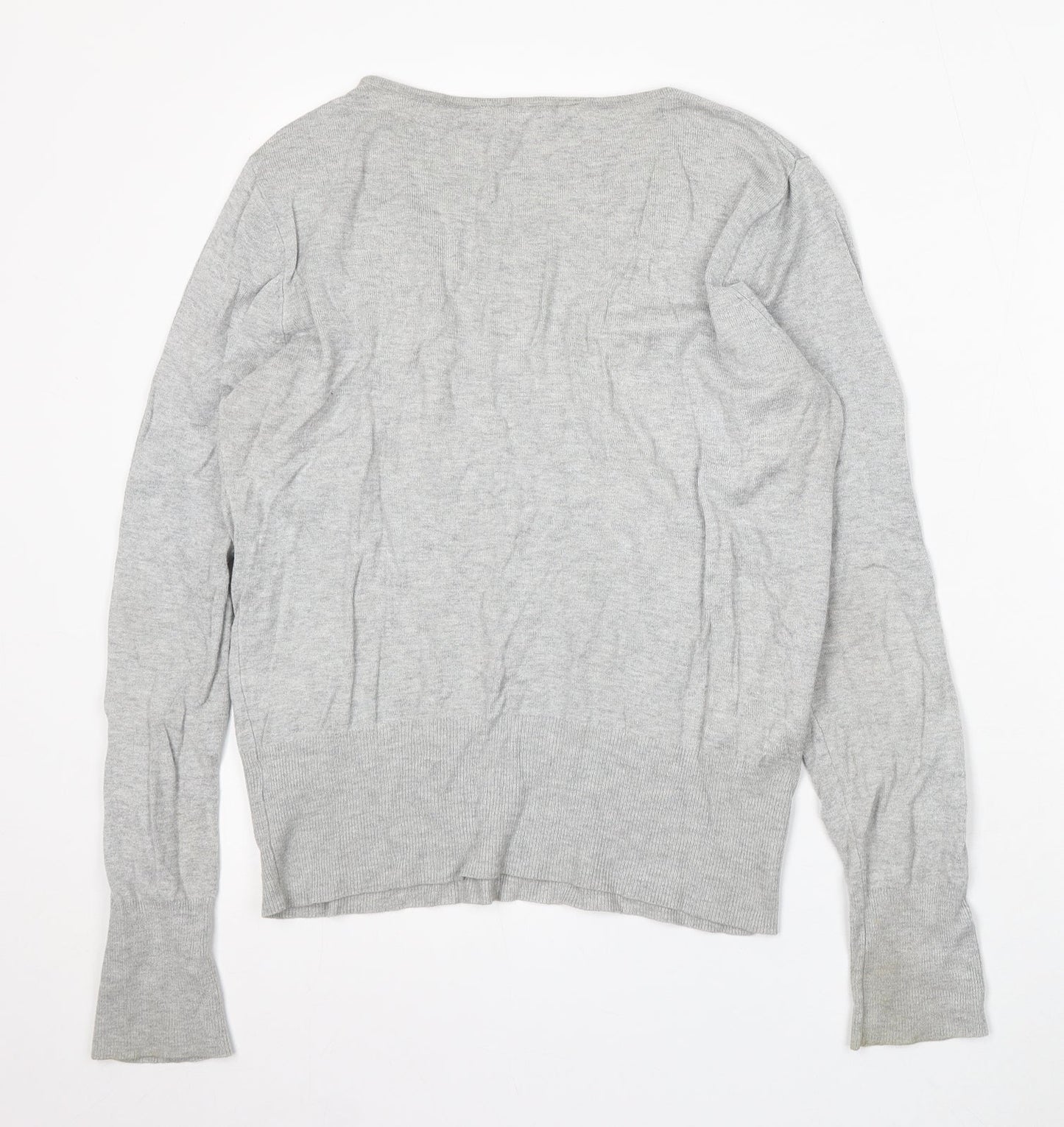Womens UK Size 16 Dorothy Perkins Grey Pullover Jumper