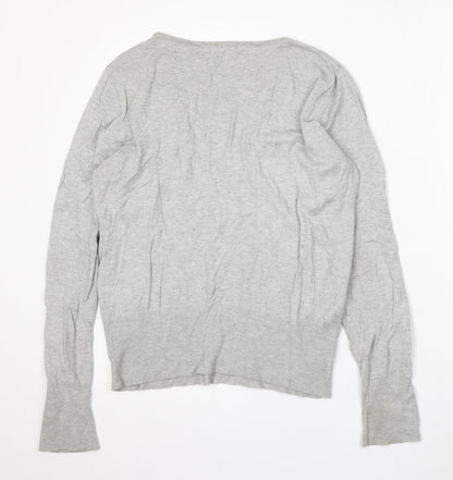 Womens UK Size 16 Dorothy Perkins Grey Pullover Jumper