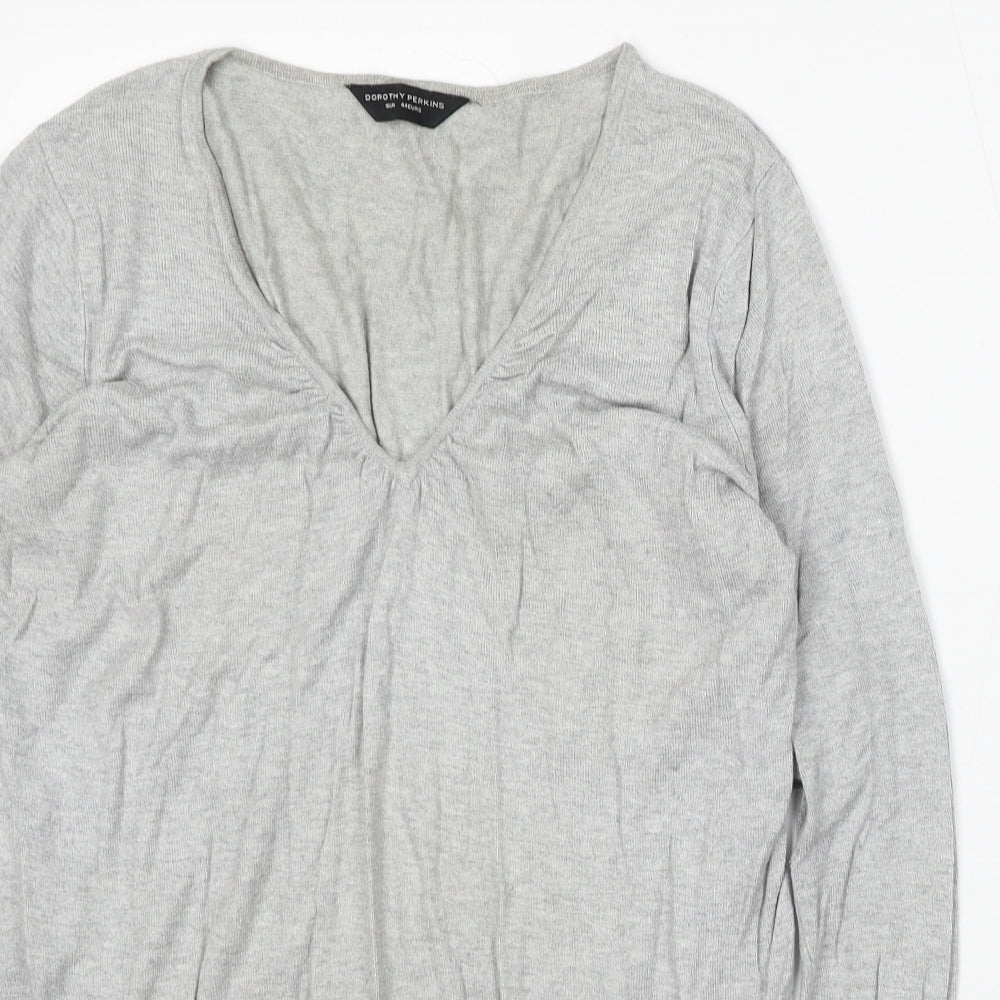 Womens UK Size 16 Dorothy Perkins Grey Pullover Jumper