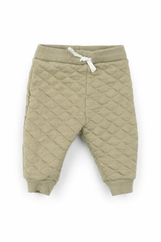 F&F Baby Green Cotton Jogger Trousers Size 3-6 Months Drawstring