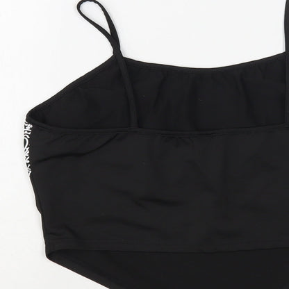 SheIn Womens Black Paisley Polyester Camisole Tank Size XL Round Neck - Cropped Bandana-Style Top