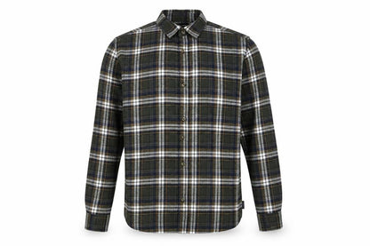 Mens UK Size S ONLY & SONS Green  Button-Up Long Sleeve Casual Shirt