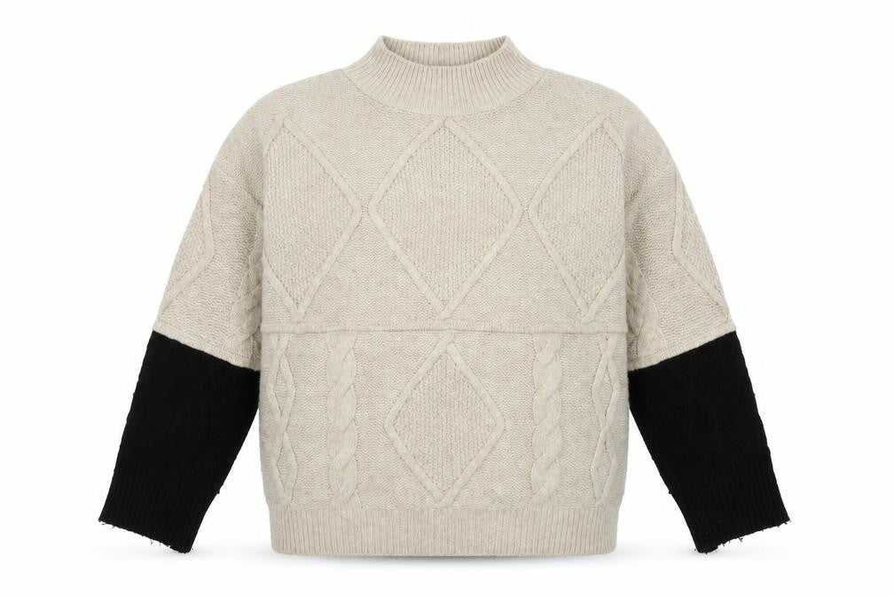 Womens UK Size S NEXT Beige Pullover Jumper