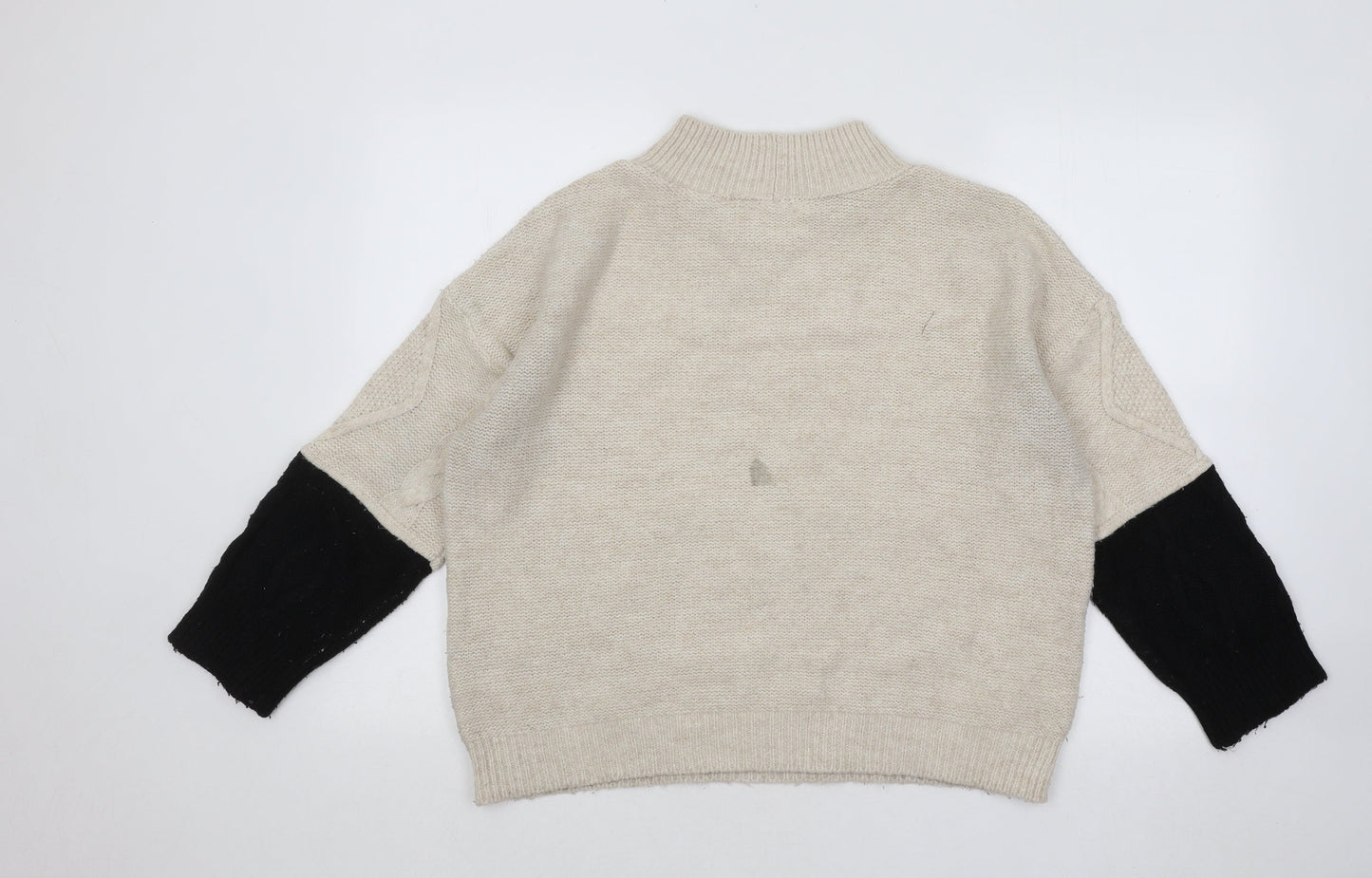 Womens UK Size S NEXT Beige Pullover Jumper