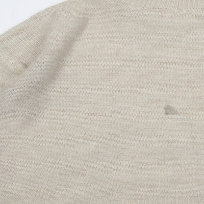 Womens UK Size S NEXT Beige Pullover Jumper