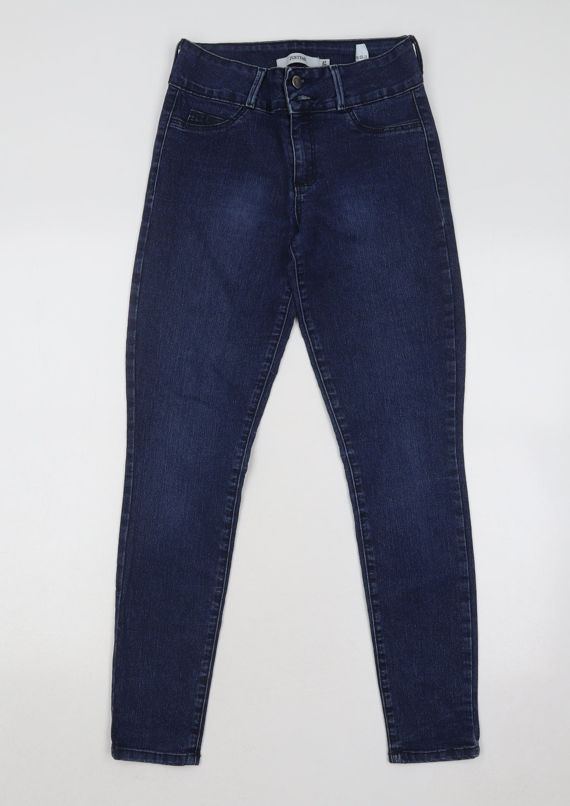 Womens UK Size 27 in JustFab Regular Fit Skinny Blue Jeans