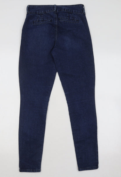 Womens UK Size 27 in JustFab Regular Fit Skinny Blue Jeans