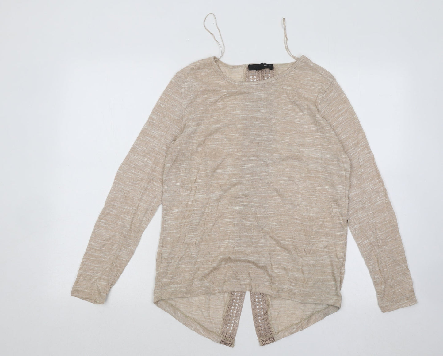 Womens UK Size 10 Atmosphere Beige Pullover Jumper
