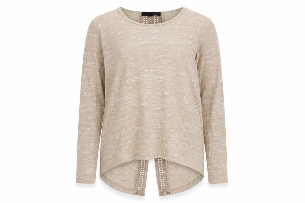 Womens UK Size 10 Atmosphere Beige Pullover Jumper