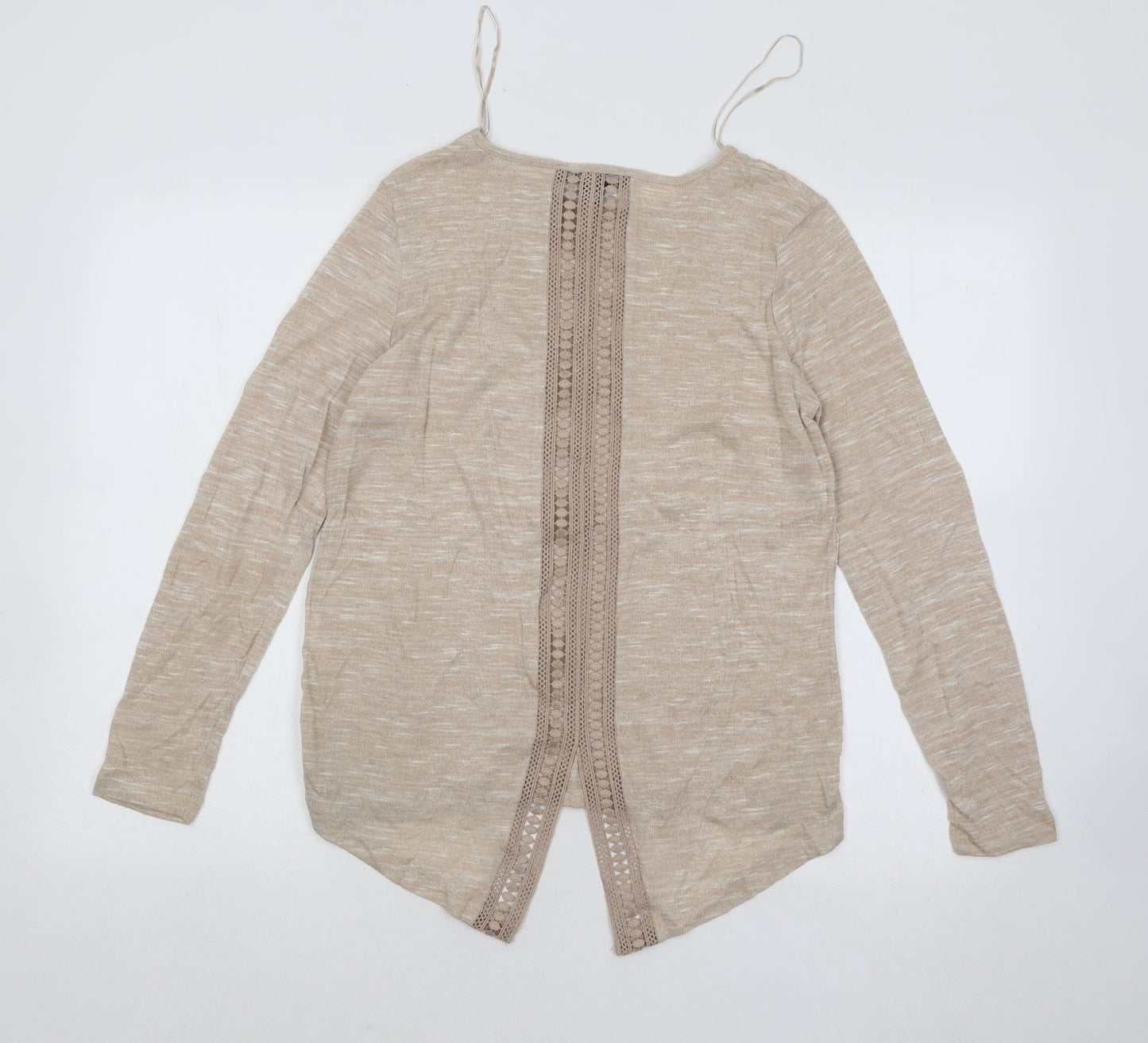 Womens UK Size 10 Atmosphere Beige Pullover Jumper