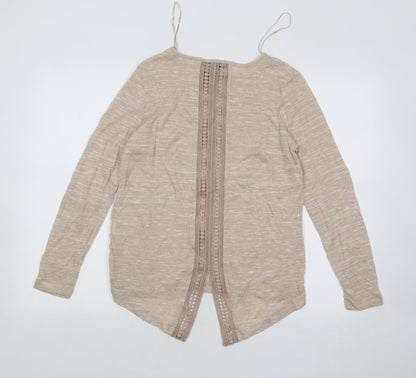 Womens UK Size 10 Atmosphere Beige Pullover Jumper