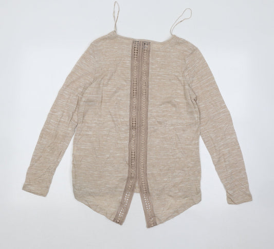 Womens UK Size 10 Atmosphere Beige Pullover Jumper