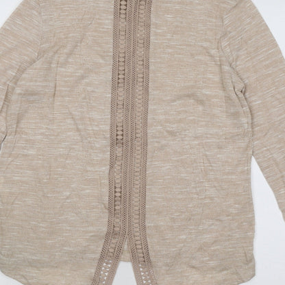 Womens UK Size 10 Atmosphere Beige Pullover Jumper