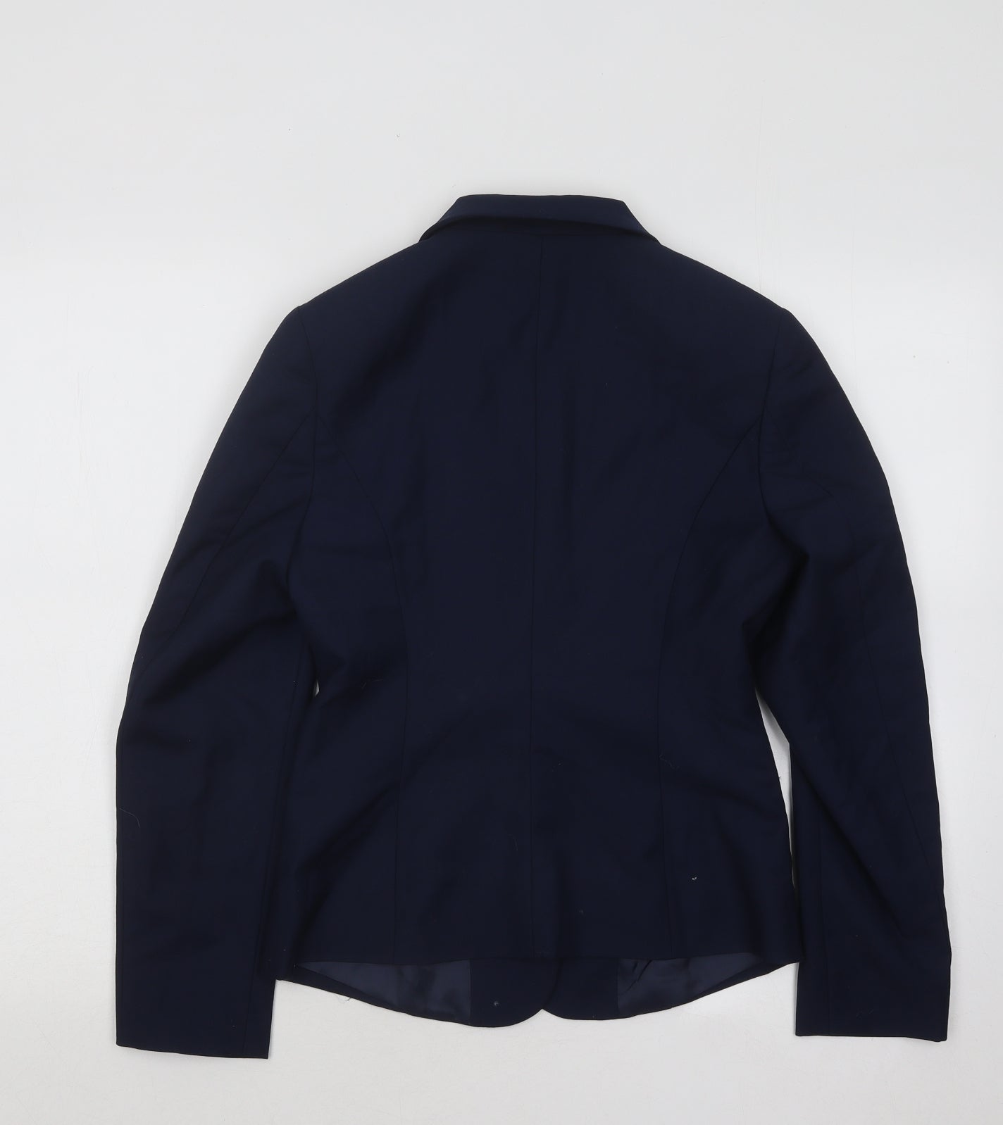 YFFUSHI Womens Blue Jacket Blazer Size XS Button
