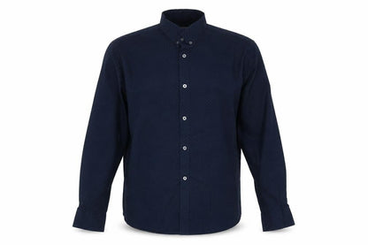 Mens UK Size 16.5 George Blue  Button-Up Long Sleeve Casual Shirt