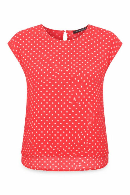 Womens UK Size 8 Atmosphere Red Basic T-Shirt