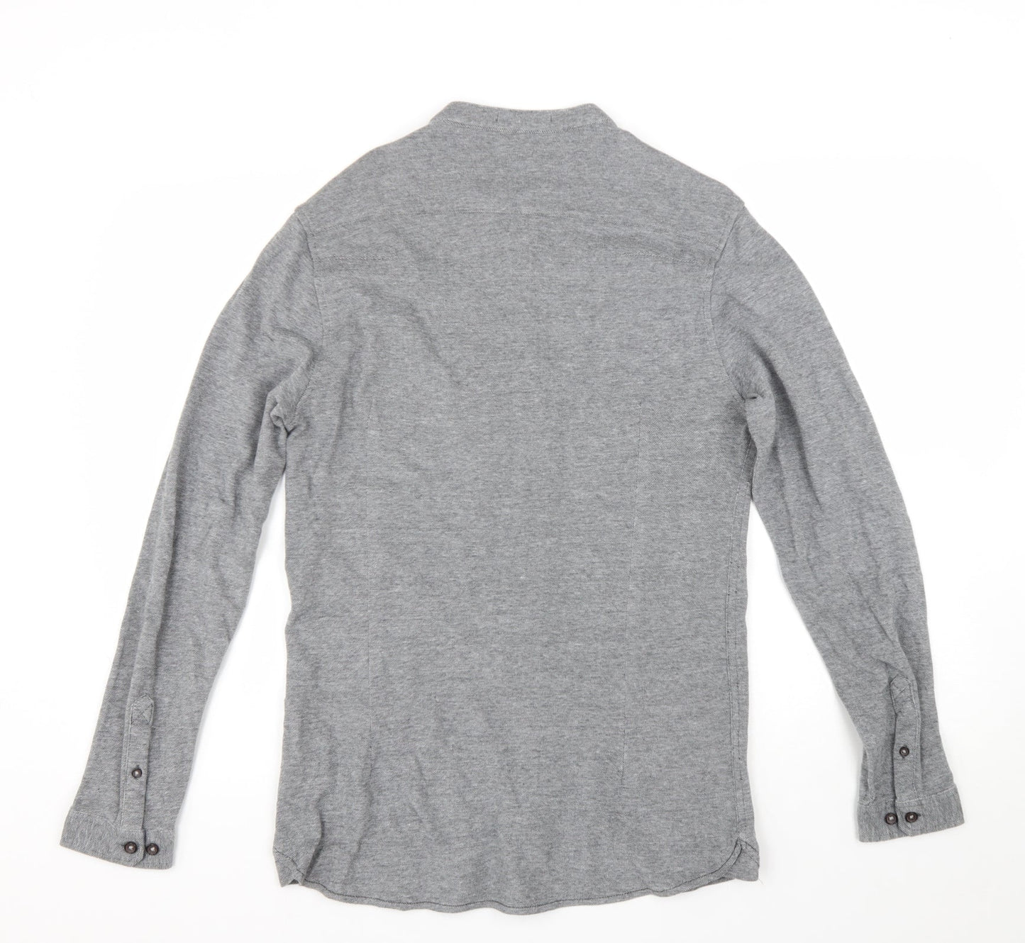 Mens UK Size M Laundry Grey  Button-Up Long Sleeve Casual Shirt