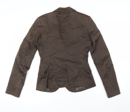 Womens UK Size S Sisley Brown Jacket