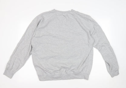 Mommamakes Womens Grey Cotton Pullover Sweatshirt Size L Pullover - Hormones and The Gang