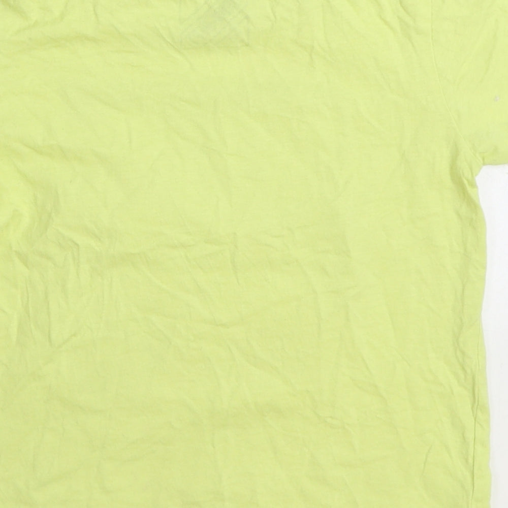 Matalan Boys Yellow 100% Cotton Basic T-Shirt Size 7 Years Round Neck Pullover - Gaming Legend