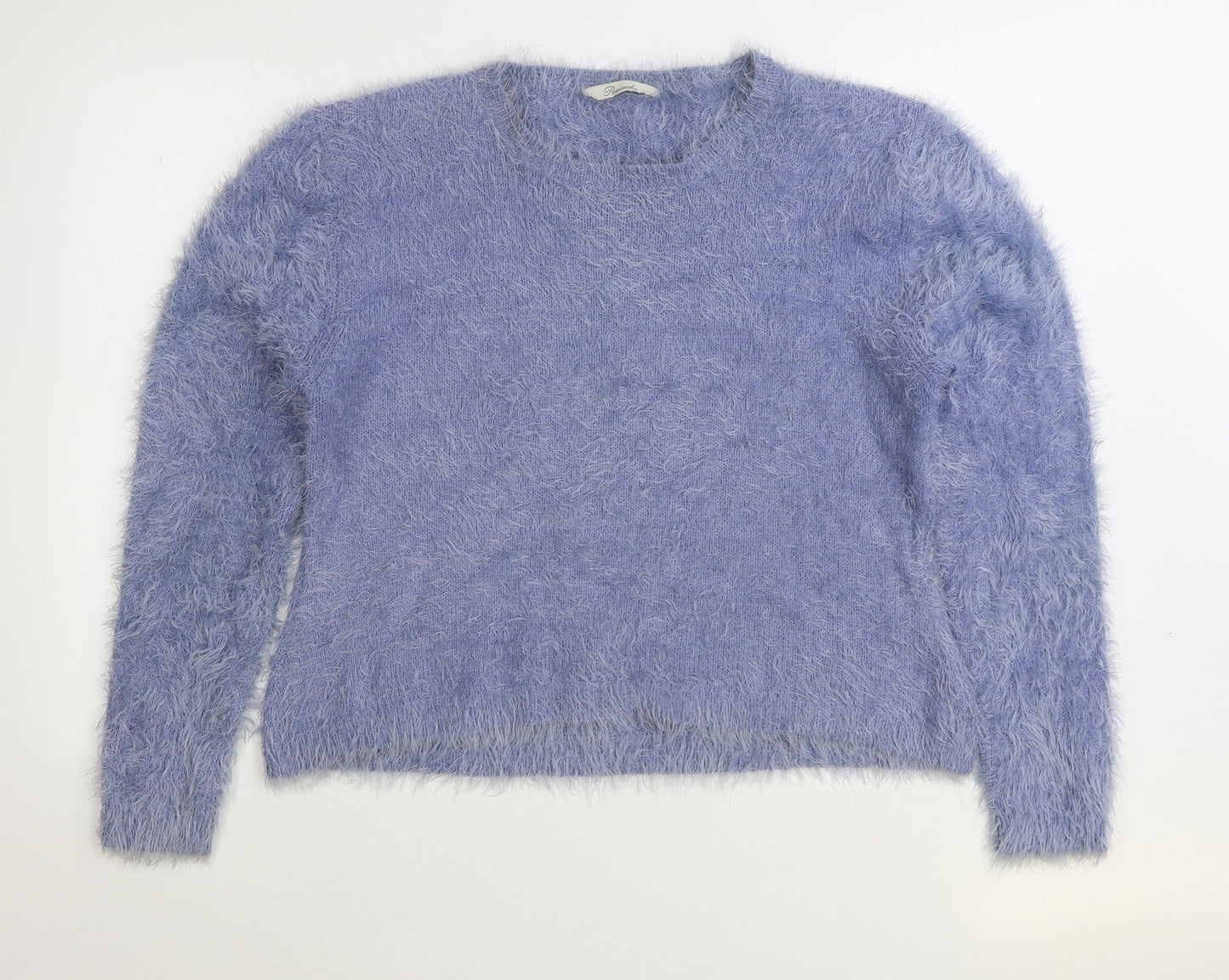 Womens UK Size L Peacocks Blue Pullover Jumper