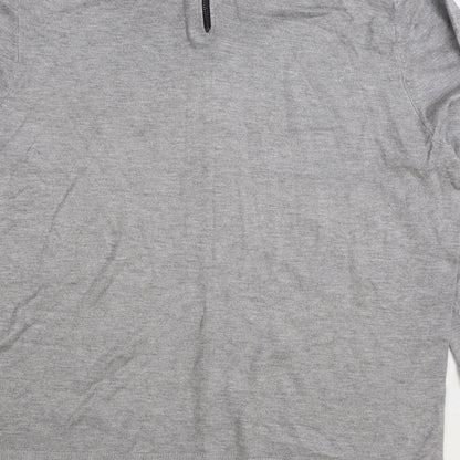 Womens UK Size 14 Papaya Grey Pullover Jumper