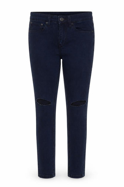 Womens UK Size 8 Pull&Bear Regular Fit Skinny Blue Jeans