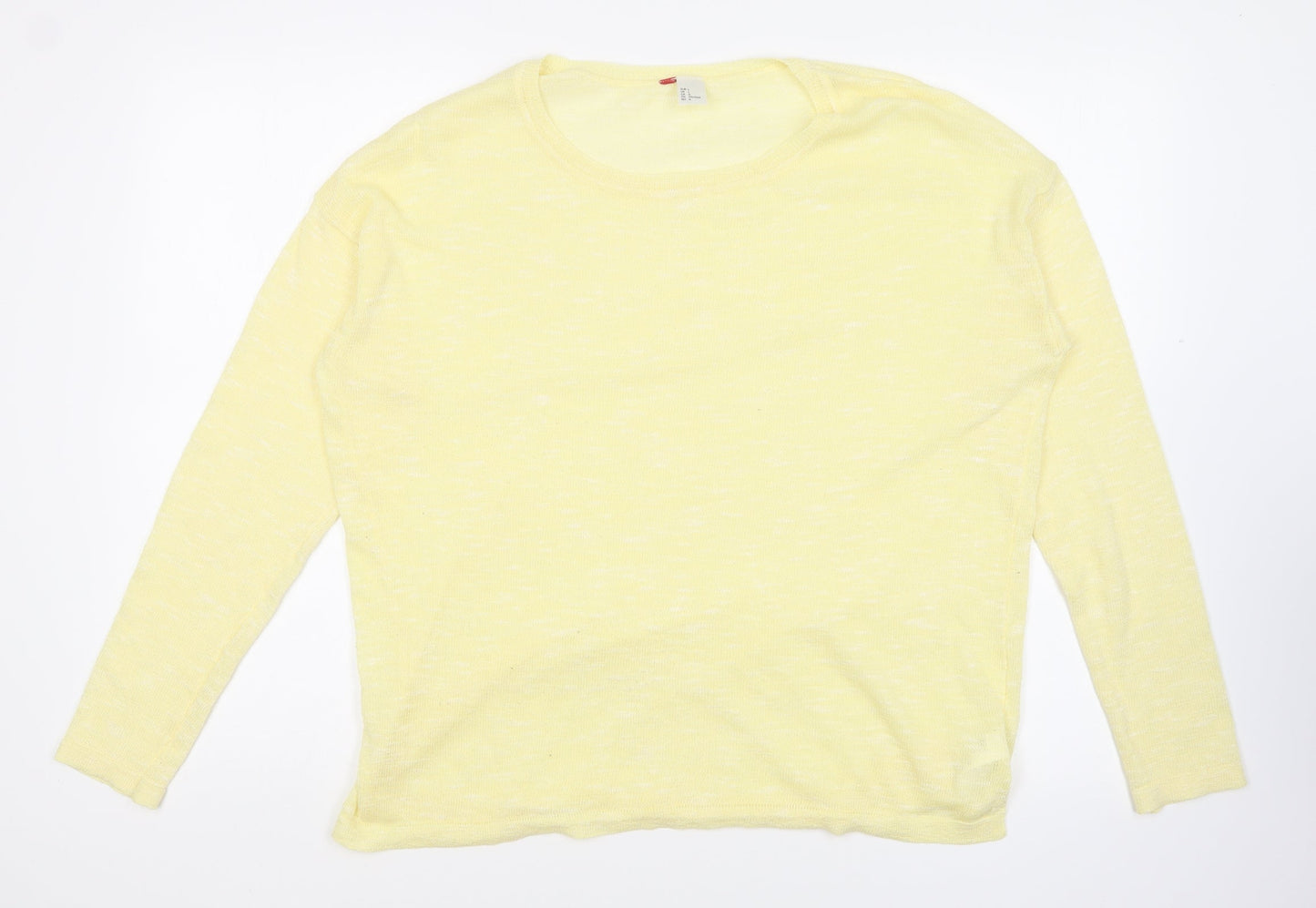 Womens UK Size L H&M Yellow Pullover Jumper