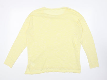 Womens UK Size L H&M Yellow Pullover Jumper