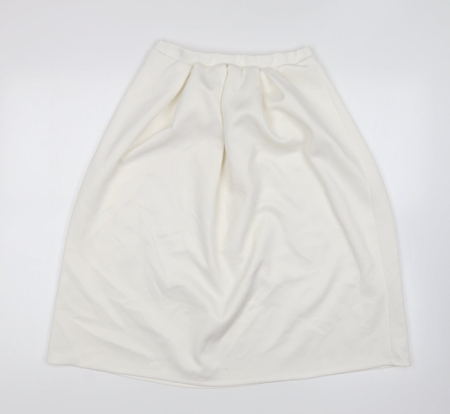 Womens UK Size 12 Preworn Pleated Jersey Skirt