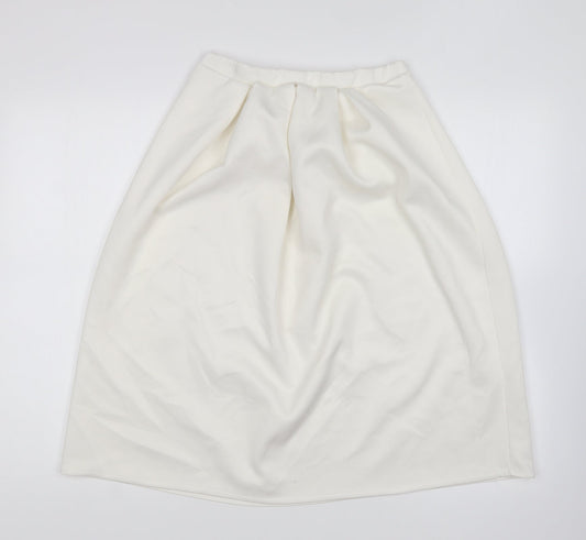 Womens UK Size 12 Preworn Pleated Jersey Skirt