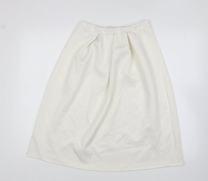 Womens UK Size 12 Preworn Pleated Jersey Skirt