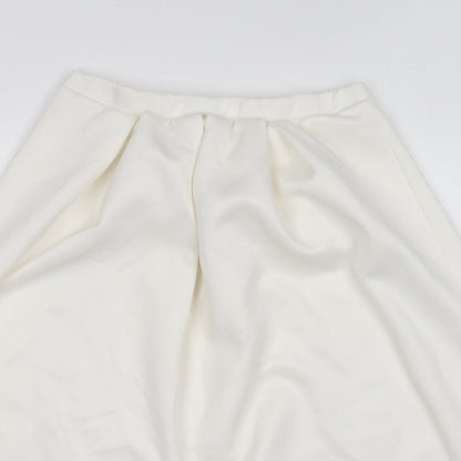 Womens UK Size 12 Preworn Pleated Jersey Skirt