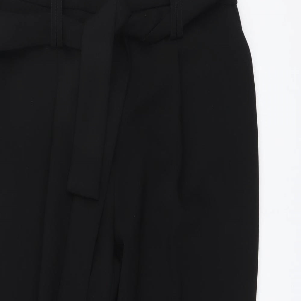 Womens UK Size 12 Dorothy Perkins Regular Fit Chino Black Trousers