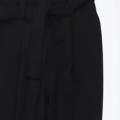 Womens UK Size 12 Dorothy Perkins Regular Fit Chino Black Trousers