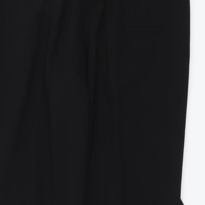 Womens UK Size 12 Dorothy Perkins Regular Fit Chino Black Trousers