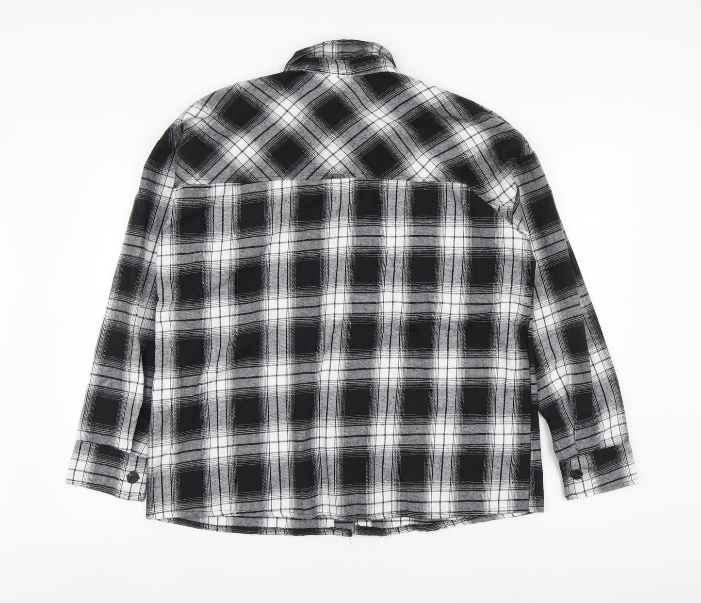 Mens UK Size S I SAW IT FIRST Black  Button-Up Long Sleeve Casual Shirt