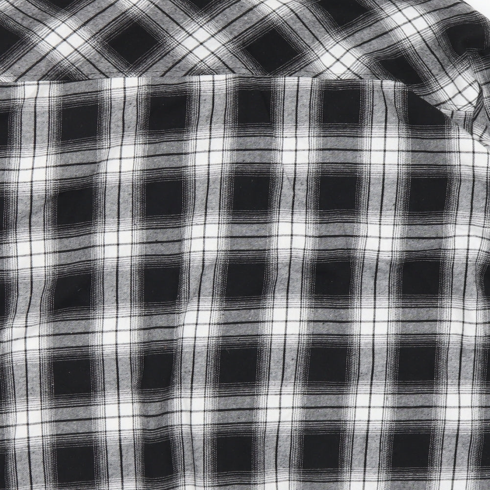 Mens UK Size S I SAW IT FIRST Black  Button-Up Long Sleeve Casual Shirt