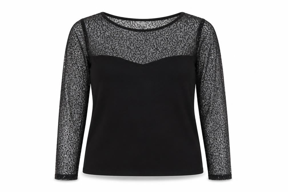 Womens UK Size 10 Wallis Black Basic Blouse